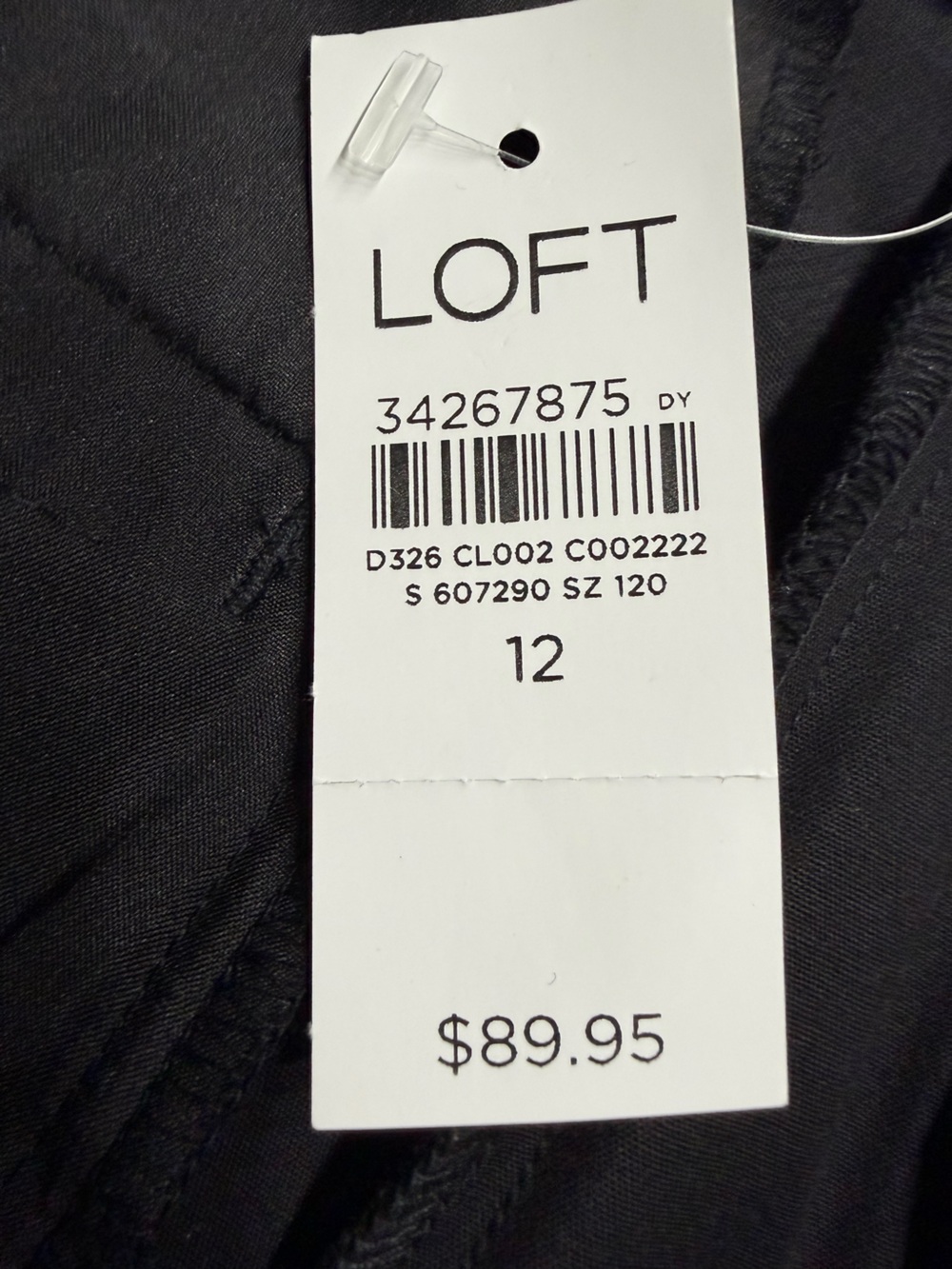 Loft The Riviera Slim Ankle Classic women’s Black pants - Picture 4 of 9